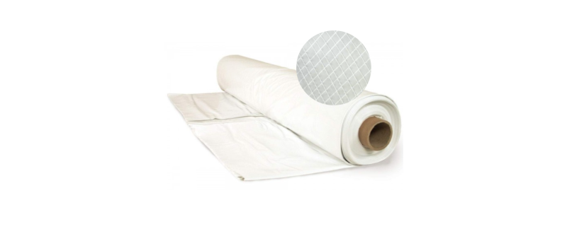 String Reinforced 10 Mil White Ice Rink Liner